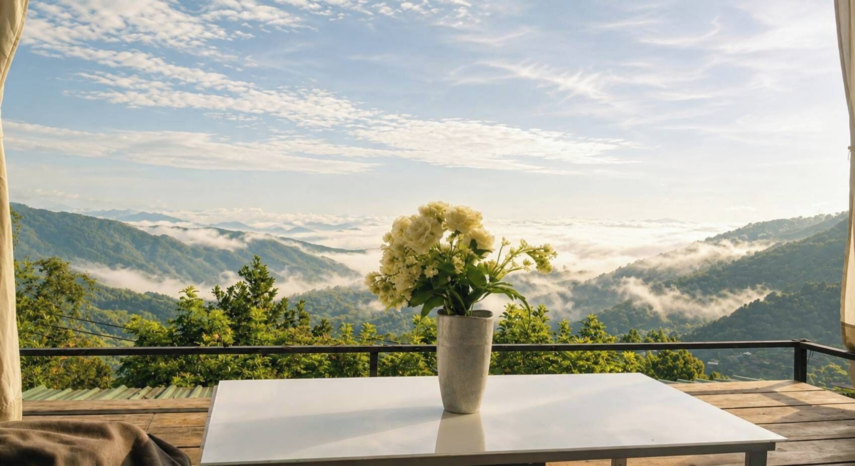 Deluxe House, Air conditioning, Hill View | 客房景观