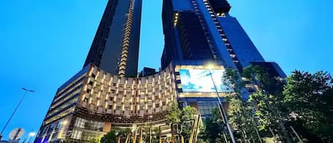 Façade de l’hébergement