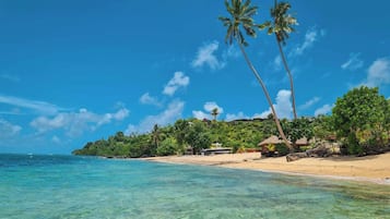 Sun loungers, beach towels