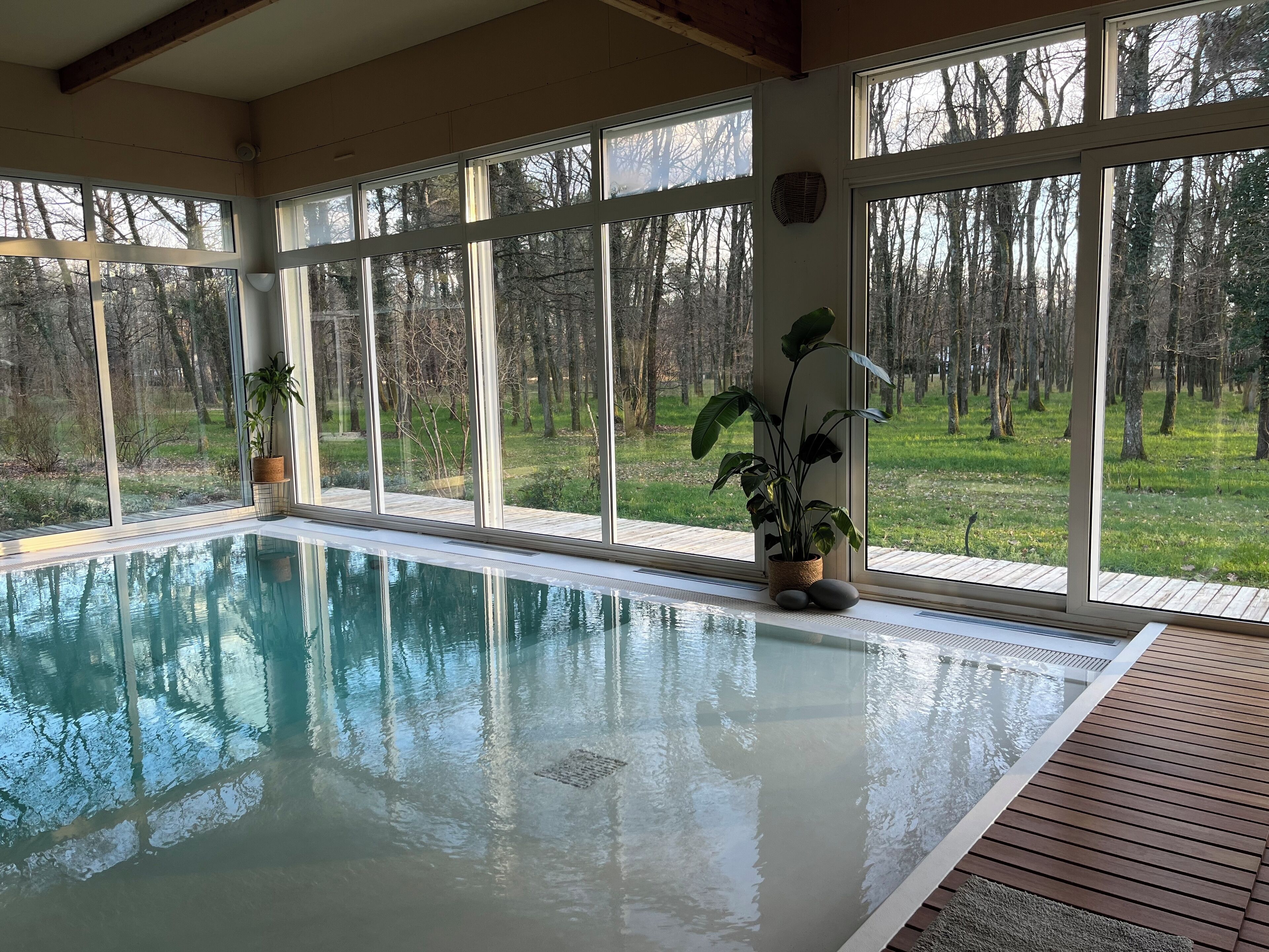 Piscine couverte, piscine chauffée