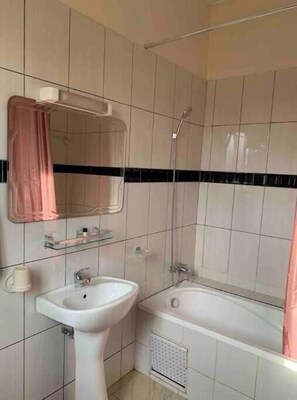 Towels, soap, toilet paper