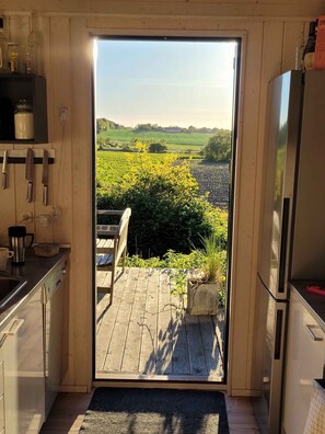 Een koelkast, een oven, een vaatwasser
