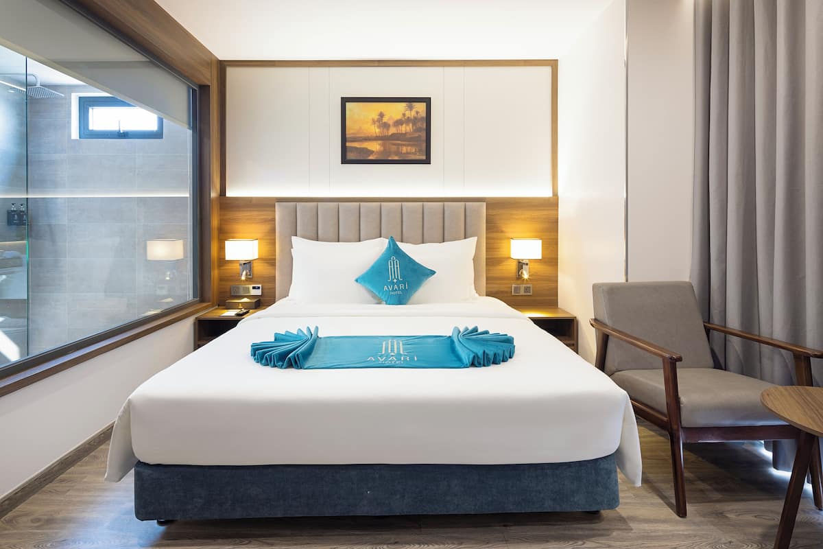 Superior tweepersoonskamer | 1 slaapkamer, luxe beddengoed, donzen dekbedden, pillowtop-bedden