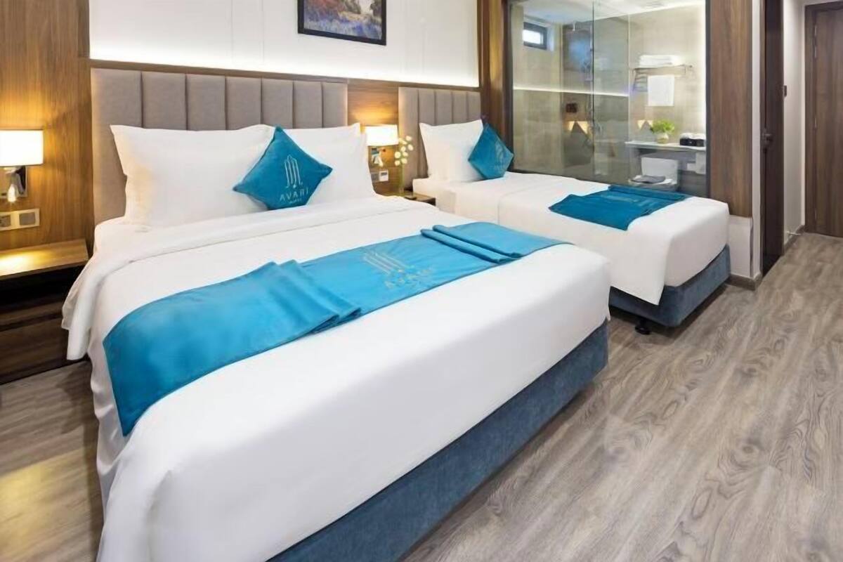 1 quarto, roupas de cama premium, edredons de pluma