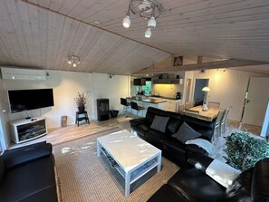TV, fireplace, stereo - Wonderful 100 sqm holiday home600m from the sea (Gilleleje)
