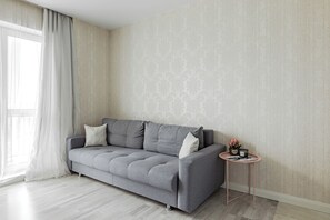 舒适公寓, 城市景观 | 2 多间卧室、笔记本电脑工作区、熨斗/熨衣板、免费 WiFi