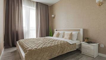 Comfort Apartment, City View | 2 bedrooms, laptop workspace, iron/ironing board, free WiFi