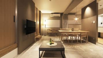 Apartment, 1 Bedroom (3F -Doma-) | Living area | Flat-screen TV, Netflix, streaming services