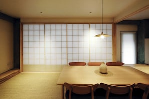 Apartment, 1 Bedroom (2F -Fusuma-) | Living area | Flat-screen TV, Netflix, streaming services - M/W HOTEL (Tokyo)