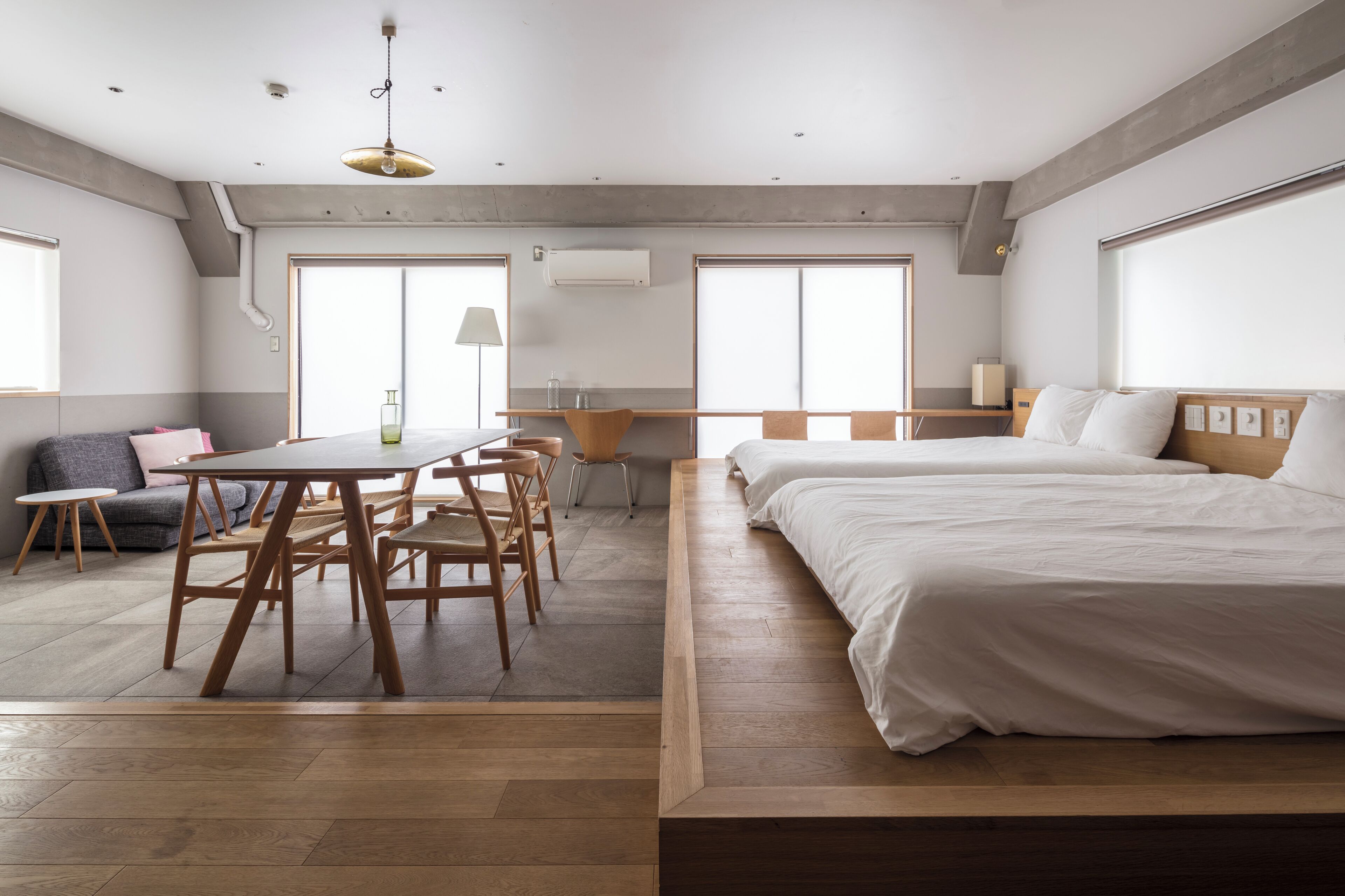 Studio Suite, Terrace, City View (5F -Engawa) | Living area | Flat-screen TV, Netflix, streaming services