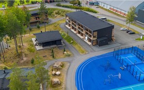 Façade de l’hébergement