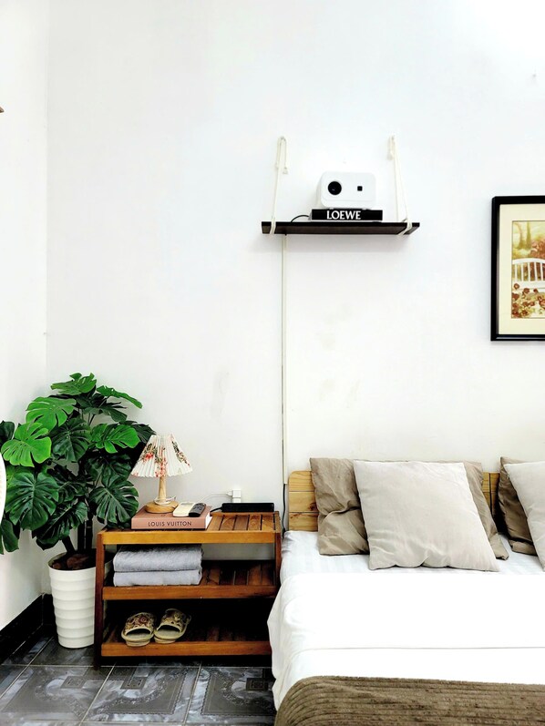 Blackout curtains, iron/ironing board, free WiFi, bed sheets