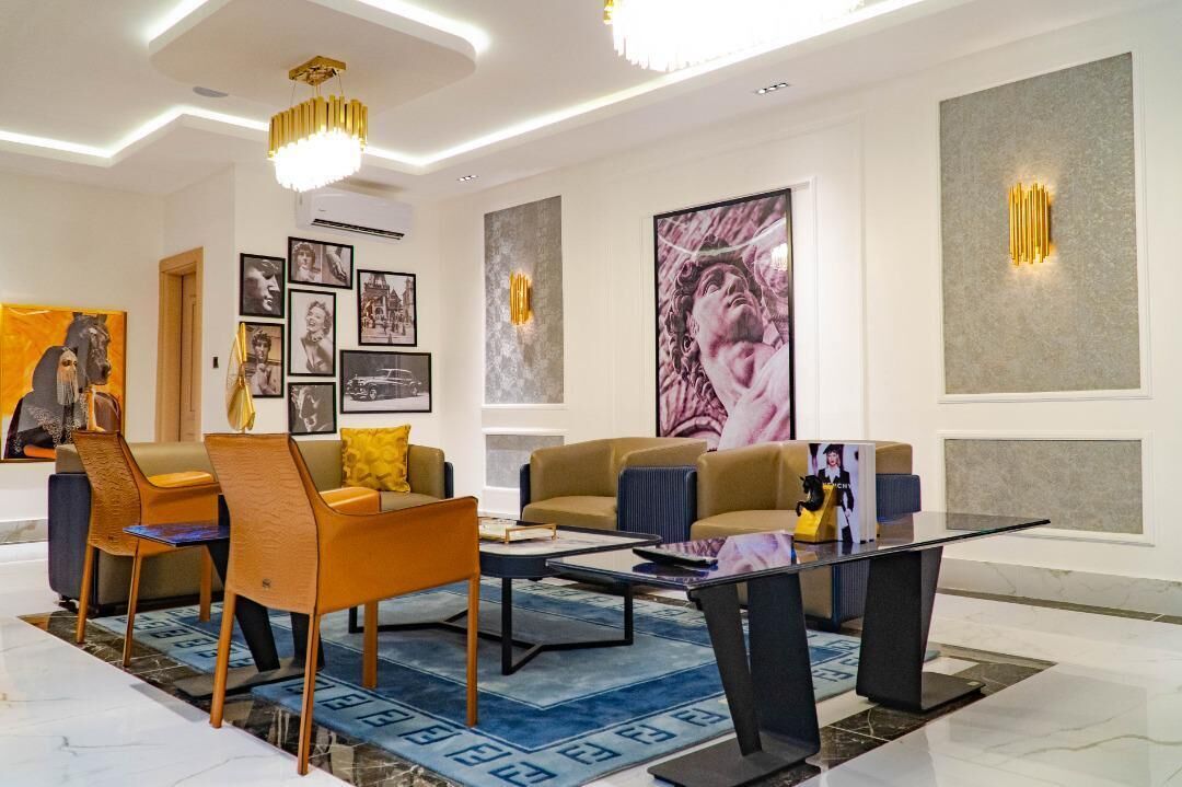 Luxury Apartment | Living area | Flat-screen TV