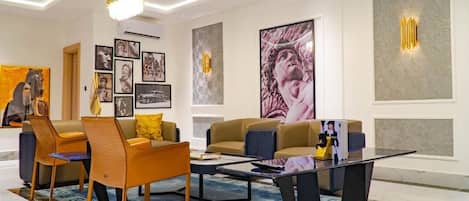 Luksusleilighet | Oppholdsområde | Flatskjerm-TV