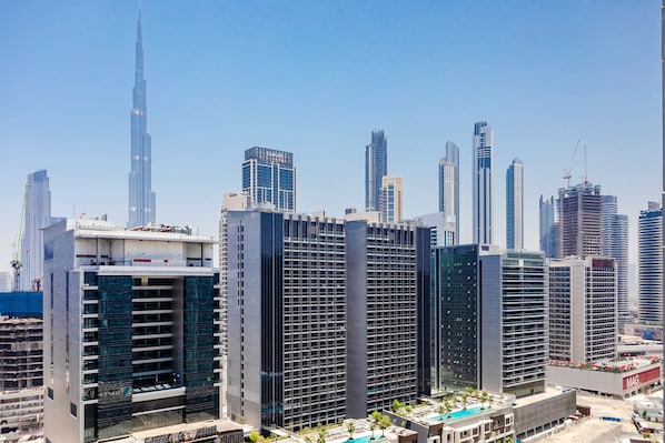 Comfort Apartment, Balcony, City View | Balcony view - DAMAC Vera 1BR with Downtown View (Dubai)