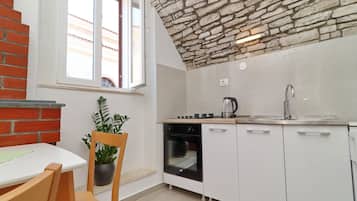 Studio (Studio Apartment with Terrace and Cit) | Privékitchenette | Een koelkast