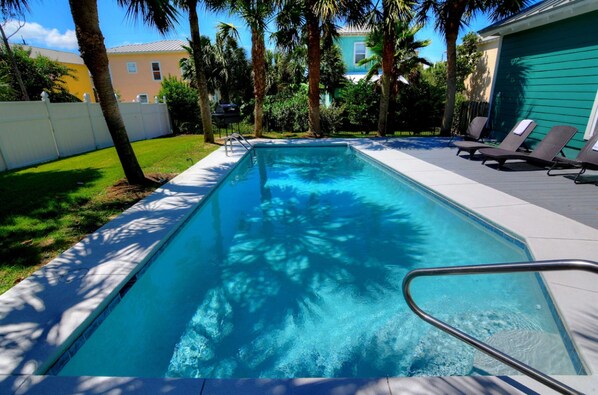 Una piscina climatizada