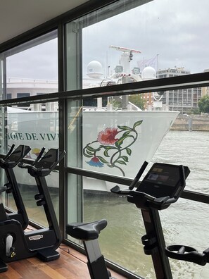 Fitness facility - Condo near Seine and Eiffel Tower, top floor with balcony (Paris)