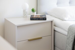 Apartment, 3 Bedrooms, 2 Bathrooms | 3 bedrooms, desk, laptop workspace, bed sheets - Cozy Apartment for 5 by Renters (Warsaw)