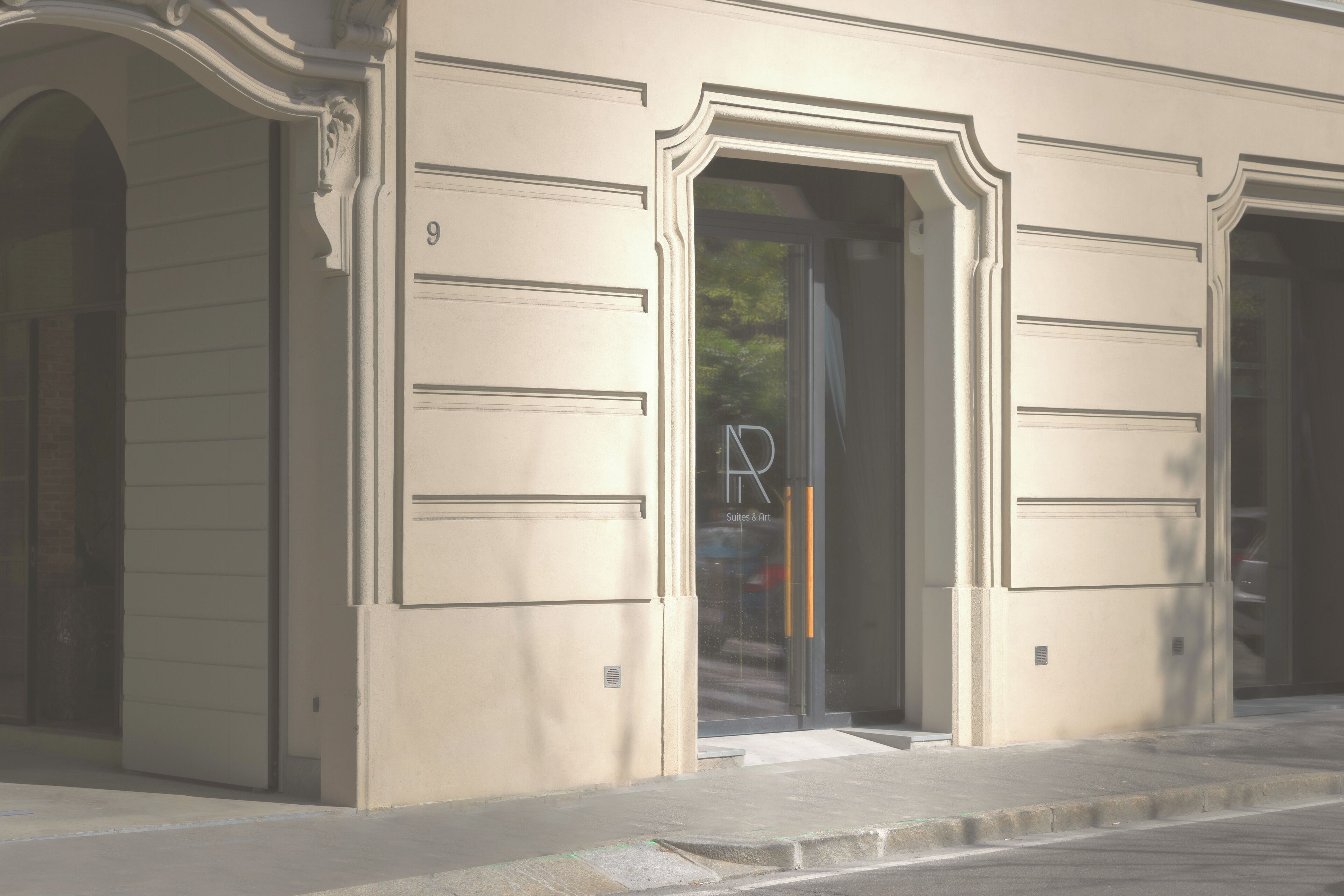 Facciata della struttura