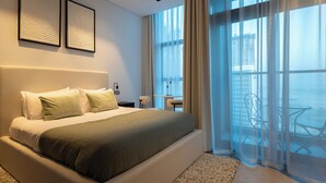 Studio Comfort, balkon, pemandangan kota