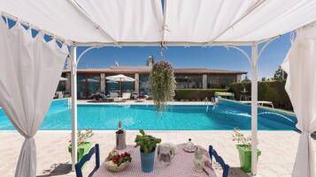 Seasonal outdoor pool