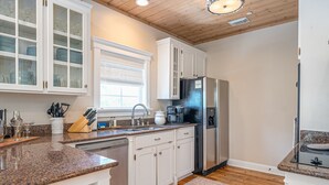 Coffee/tea maker, fridge, microwave, oven - Walk to Beach | Updated Tybee Townhome (Tybee Island)