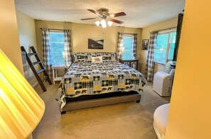 3 habitaciones, escritorio, tabla de planchar con plancha y wifi gratis 