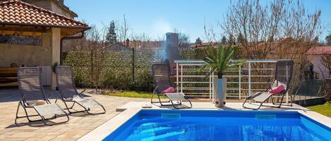 Villa (Villa Lemily - Five Bedroom Villa wit) | Pool | Außenpool, Sonnenschirme, Liegestühle