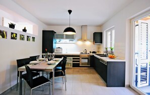 Villa (Three Bedroom Villa with Swimming Poo) | Private kitchen | Fridge