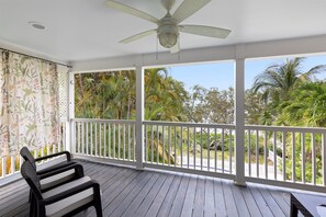 Terrace/patio - 4 bed 2.5 bath home w/ ocean views, private pool oasis on Gulfview (Key West)