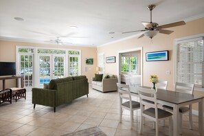 Smart TV - 4 bed 2.5 bath home w/ ocean views, private pool oasis on Gulfview (Key West)