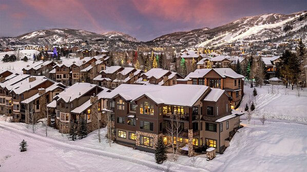 Exterior - Sweeping Views + Outdoor Fireplace | Western Winds Lodge (Steamboat Springs)