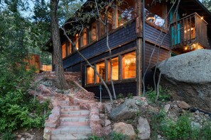Exterior - Cabin with Pikes Views, Fireplace, Walk to Winery (El Paso County)