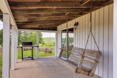 Wellsboro Farmhouse w/ Grill & Fire Pit!