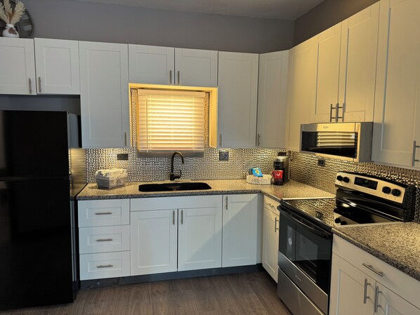 Microwave, oven, stovetop