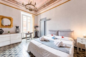 Familielejlighed - 2 soveværelser - terrasse (Il Bivacco Historic Terrace Flat,) | 2 soveværelser