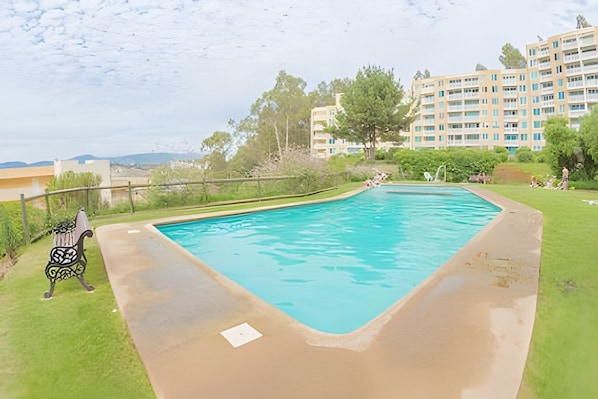 Seasonal outdoor pool