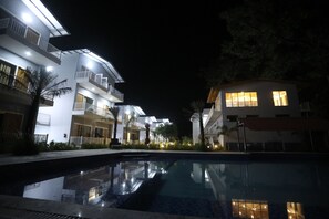 Front of property – evening/night