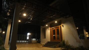 Front of property – evening/night