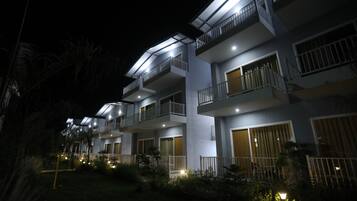 Front of property – evening/night
