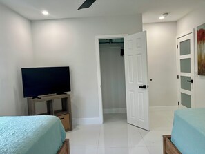 3 bedrooms, iron/ironing board, travel cot, WiFi