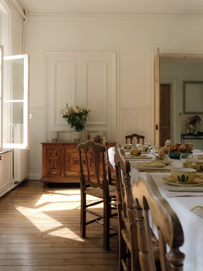 Kontinental frokost er inkludert hver dag
