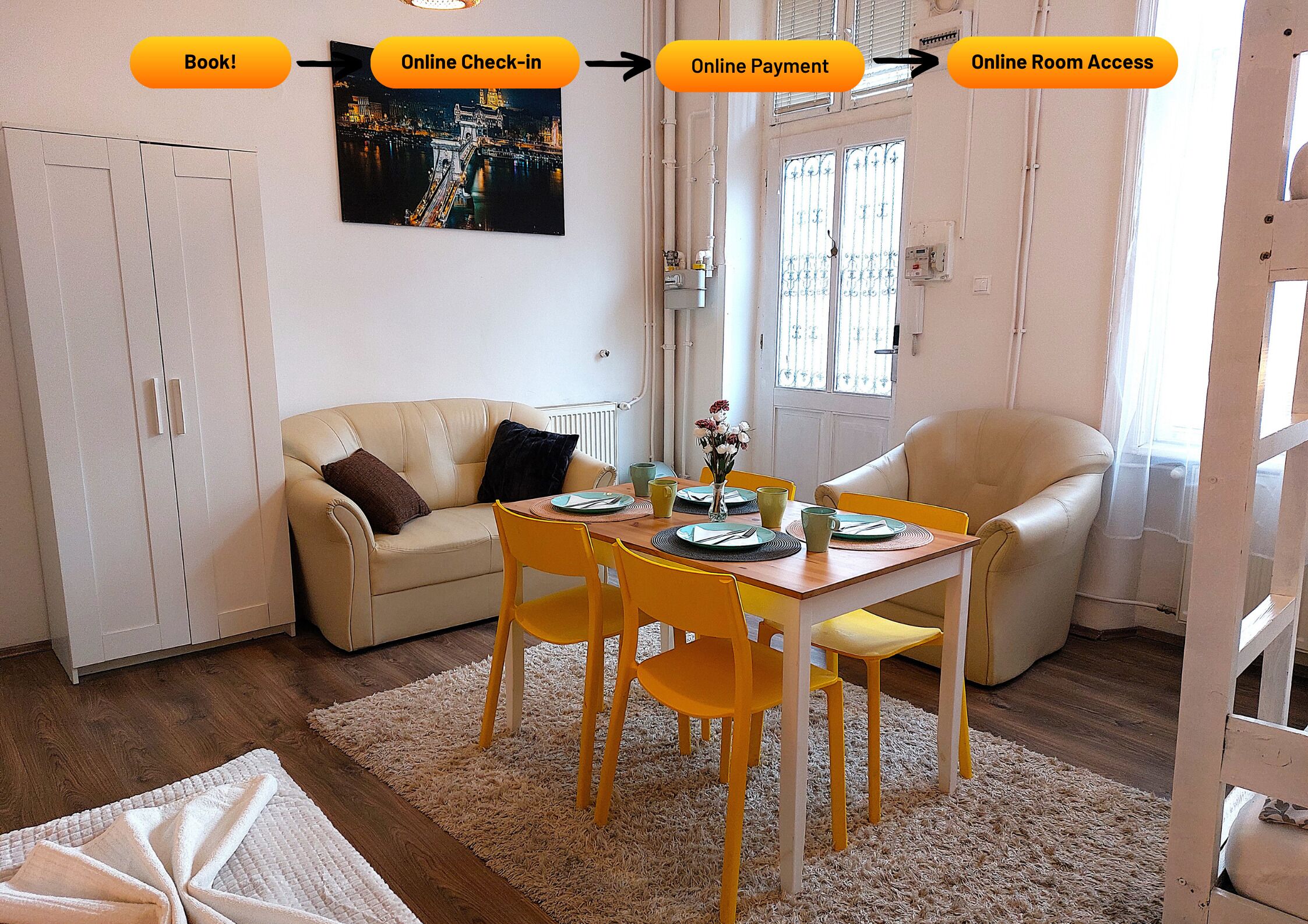 Foto - GoodMo Budapest Smart Rooms