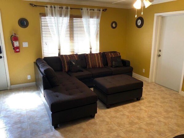 Living area - Two-Bedroom Apartment (Freeport)