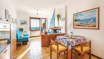 Apartment, Sea View | Living area