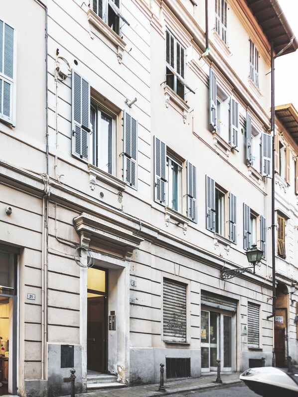 Fassade der Unterkunft