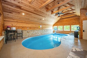Indoor pool - New! Luxury Lakefront w/ Pool, Dock & Hot Tub (Oakland)