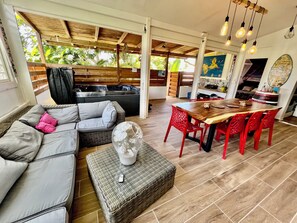 Interior - Ti Kaz Coco Poyo - Jacuzzi - 150m de la Plage (Sainte-Anne)