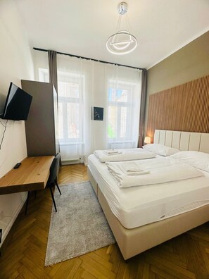 Departamento | Tabla de planchar con plancha, wifi gratis y ropa de cama 